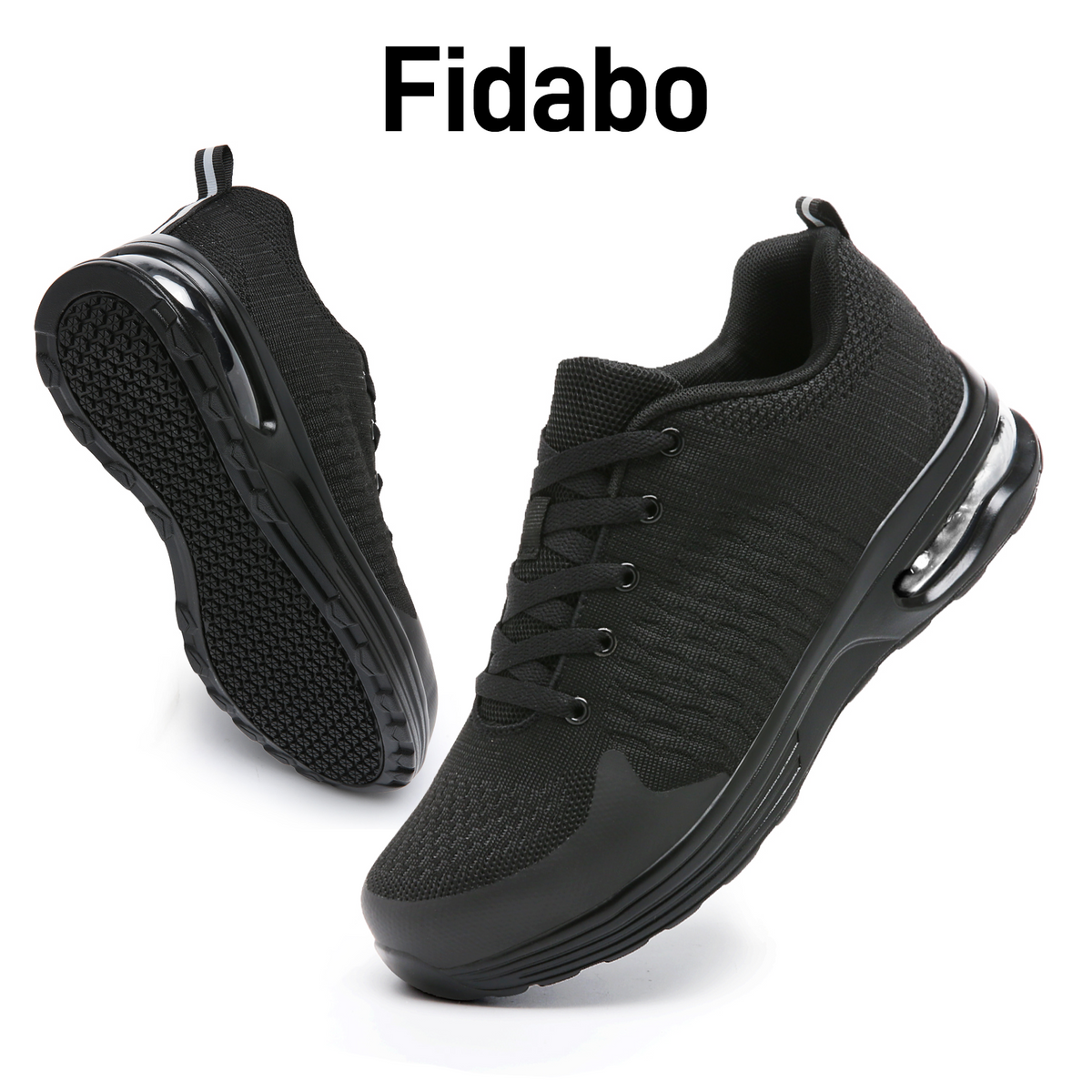 Fidabo Steel Toe Shoes for Men and Women Comfortable Lightweight Work Safety Shoes Puncture Proof Slip Resistant Indestructible Sneakers Suitable for Construction Work